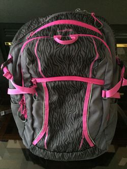 Lands End Backpack with laptop section and zip pouch for ear buds