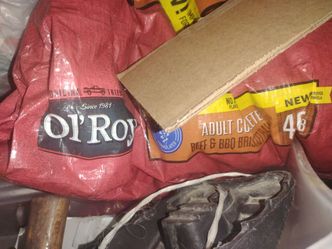 2 bags of Dog food 40IBs ea$20each no less