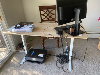 Computer table with chair