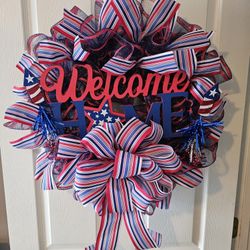 Fourth July Wreath 