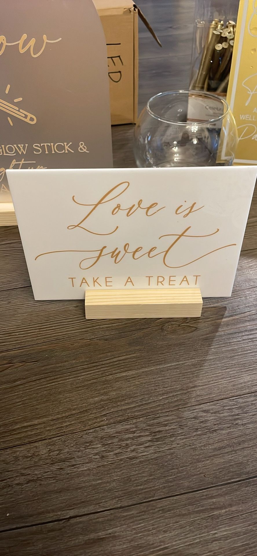 Love Is Sweet Sign