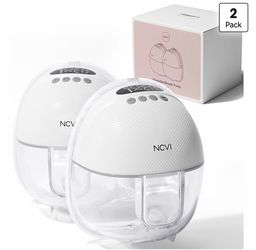 NCVI Wearable Breast Pump 2 Pack