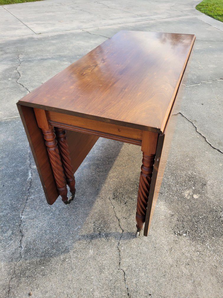 Table , Antique Drop Leaf Table