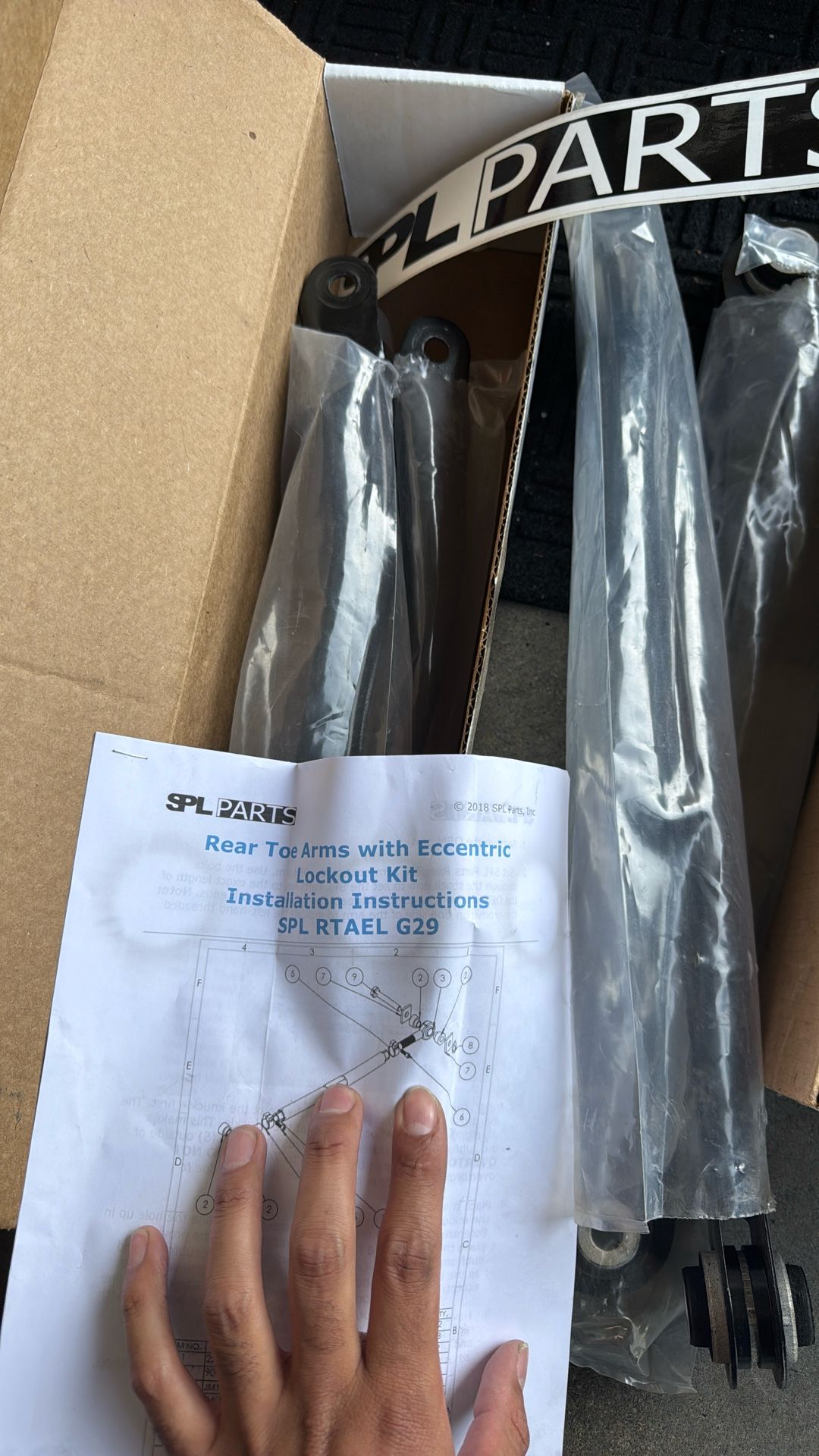 Supra 2020 Rear Toe Arm And Rear Upper Arm
