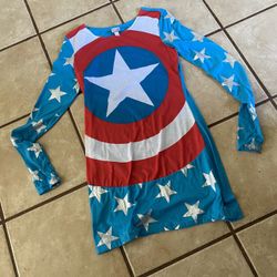 Woman’s Juniors LS Nightgown Size Small By Marvel