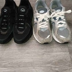 Nike Air Max Pulse Black And New Balance 2002r Rain