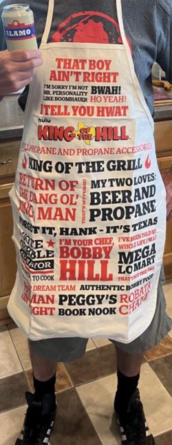 NEW 'King of the Hill' BBQ Apron