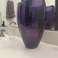 Dark Purple Candle Holder