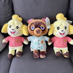Build A Bear Animal Crossing New Horizons Isabelle & Tom Nook