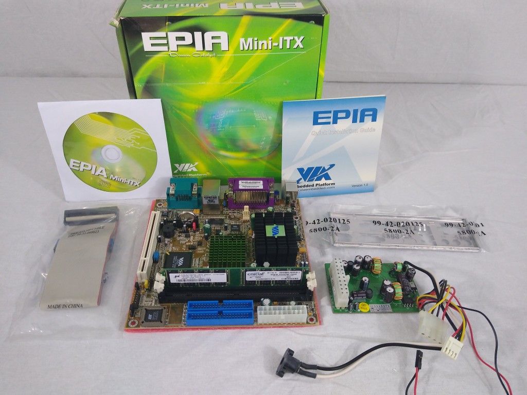 Epia Mini-ITX Dream Catalyst Epia-5000 VIA Embedded Platform 256MB Memory