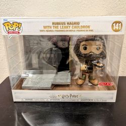 Funko Pop Deluxe Harry Potter Rubeus Hagrid with The Leaky Cauldron Target Edition 2021 Vinyl Figures