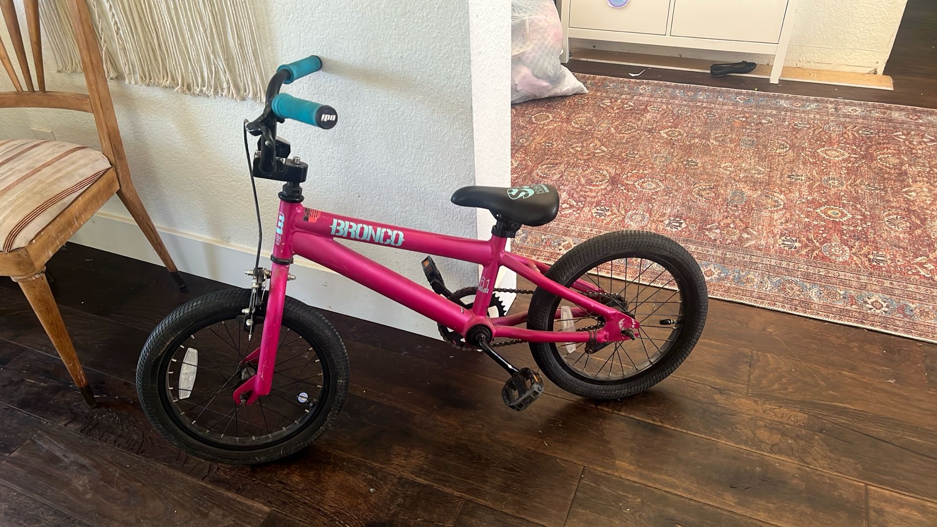 16” Pink SE BRONCO BMX Bike