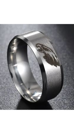 Silver Philadelphia Eagles Ring