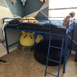 TWIN BED BLUE BED FRAME