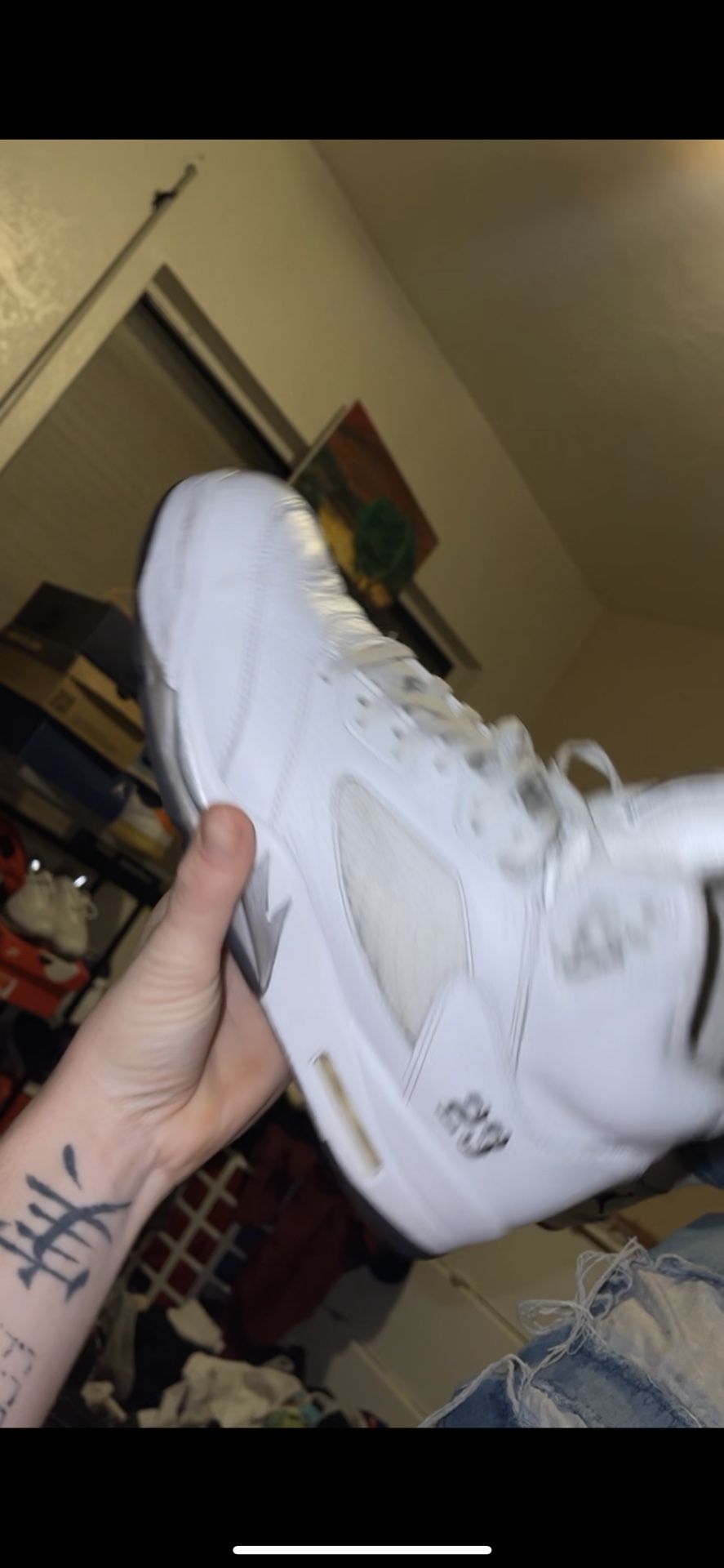 Air Jordan 5 Retro 'Metallic White' 2015 10.5