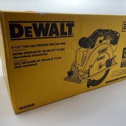 DEWALT DCS391B 20-volt Max 6-1/2-in Cordless Circular Saw (brand New)