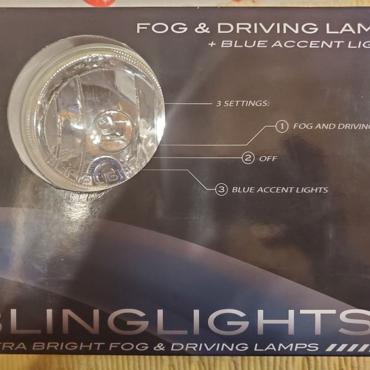 BlingLights BL300w 3.5" Round Xenon Halogen Fog Lamps Driving Lights Kit