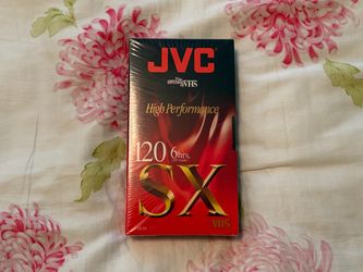 JVC T-120 SX: 6 Hours Blank VHS Tape