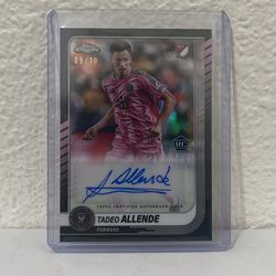 Tadeo Allende MLS TOPPS CHROME AUTO!! 09/10!!