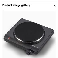 New single electric burner, gourmet elite hot plate