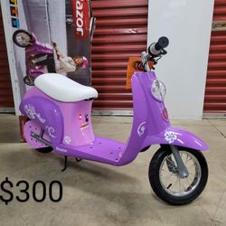 Pocket Mod Miniature Euro-Style Electric Scooter - Kiki Purple, for Kids and Teens Ages 13+, Vintage-Inspired Design, Up to 40 Minutes Ride Time