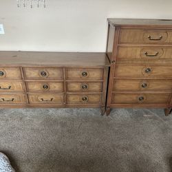 Antique chest of chores and dresser