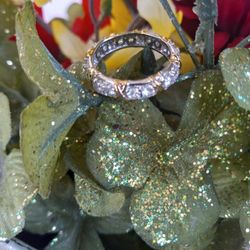 Cross Cz Ring  Size 8