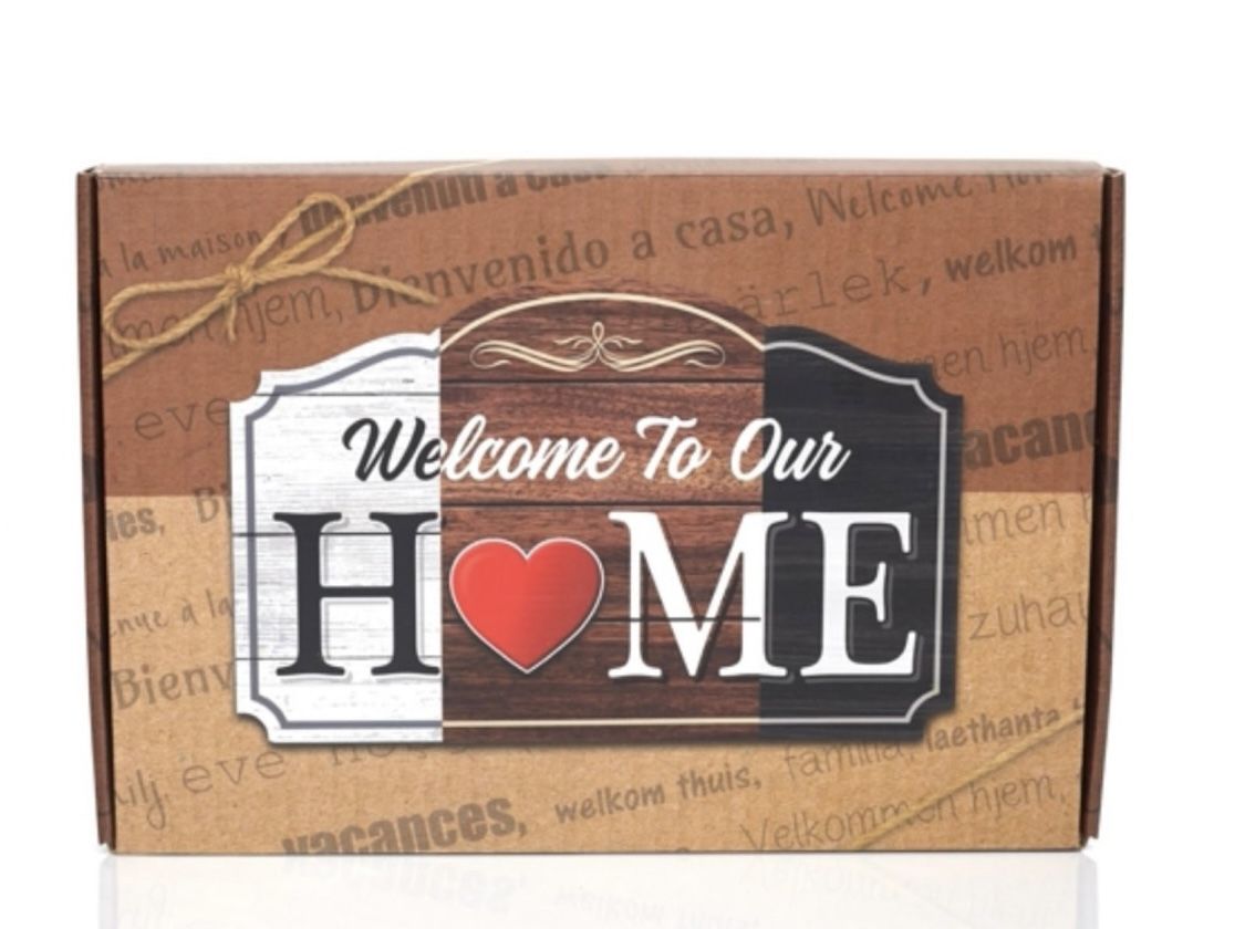 Welcome to our home sign (Brown)