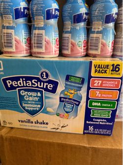 Pediasure 16 bottles box $15