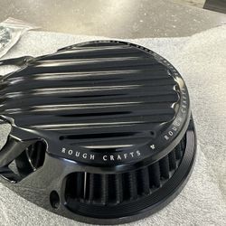 ARLEN NESS (ROUGH CRAFTS) FINNED AIR CLEANER FOR HARLEY SPORTSTERS 1(contact info removed)