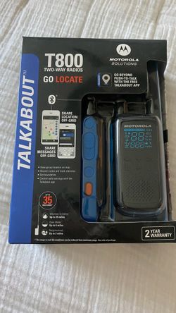 Talkabout Two way Radio Go Locate Motorola T800