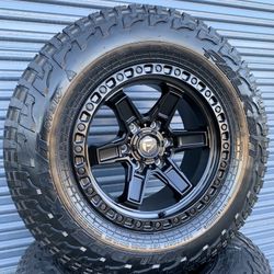 Fuel Kicker 17x9 6x139.7 6x5.5 265/70R17 Falken AT3W