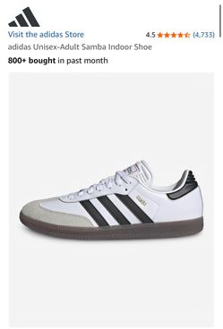 Adidas Unisex-Adult Samba Indoor Shoe - Size 10.5