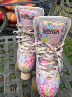 Floral Women Roller Skates