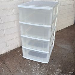 White Plastic Dresser