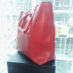Red Neiman Marcus Tote Bag - Large