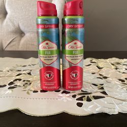 Old Spice Fiji Scent Antiperspirant- $4 Each 