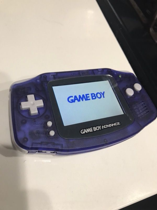 Gameboy advance with built in screen light backlight mod ags-101