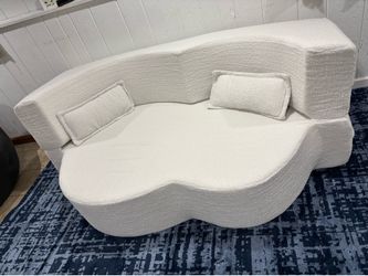 Sofa bed beige color