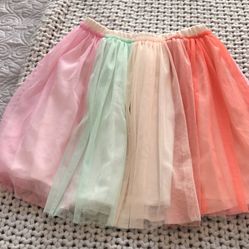 Girls Size 3/4 Rainbow Skirt