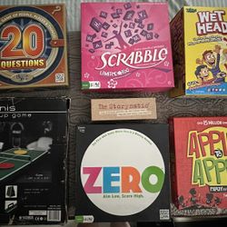ASSORTED BOARD AND MIND GAMES