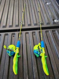 Kids fishing poles