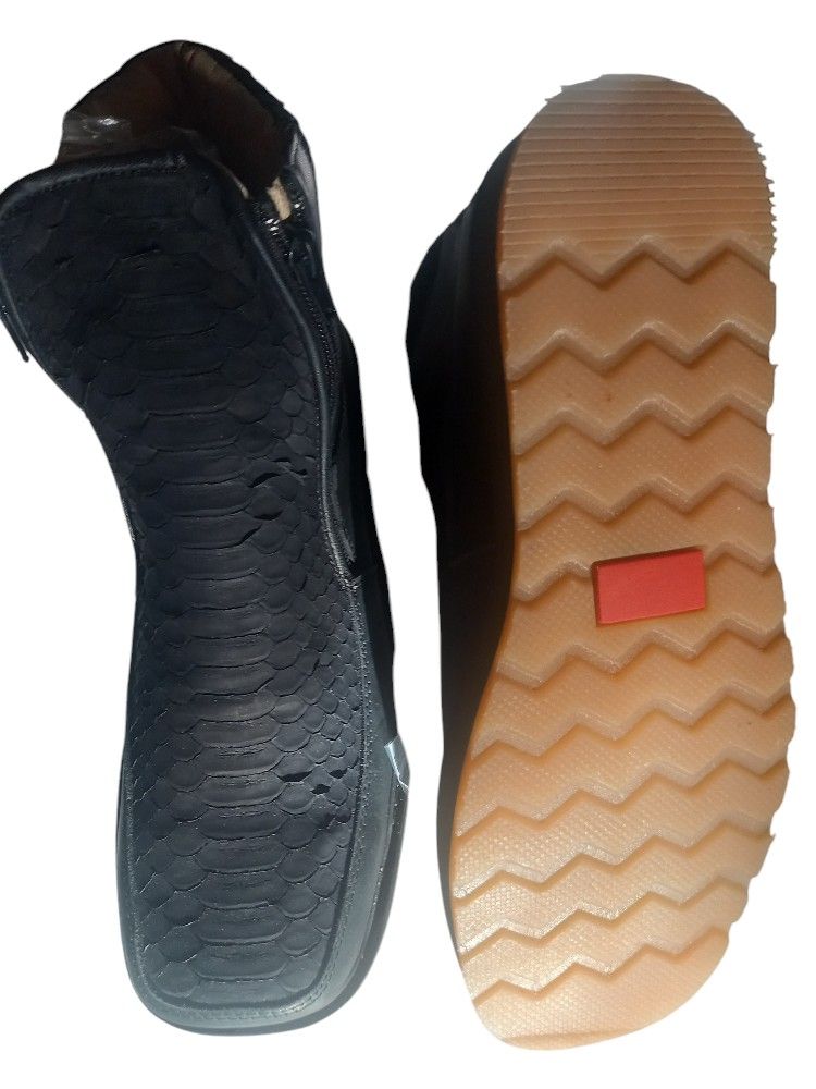 Phyton Skin Boots For Men