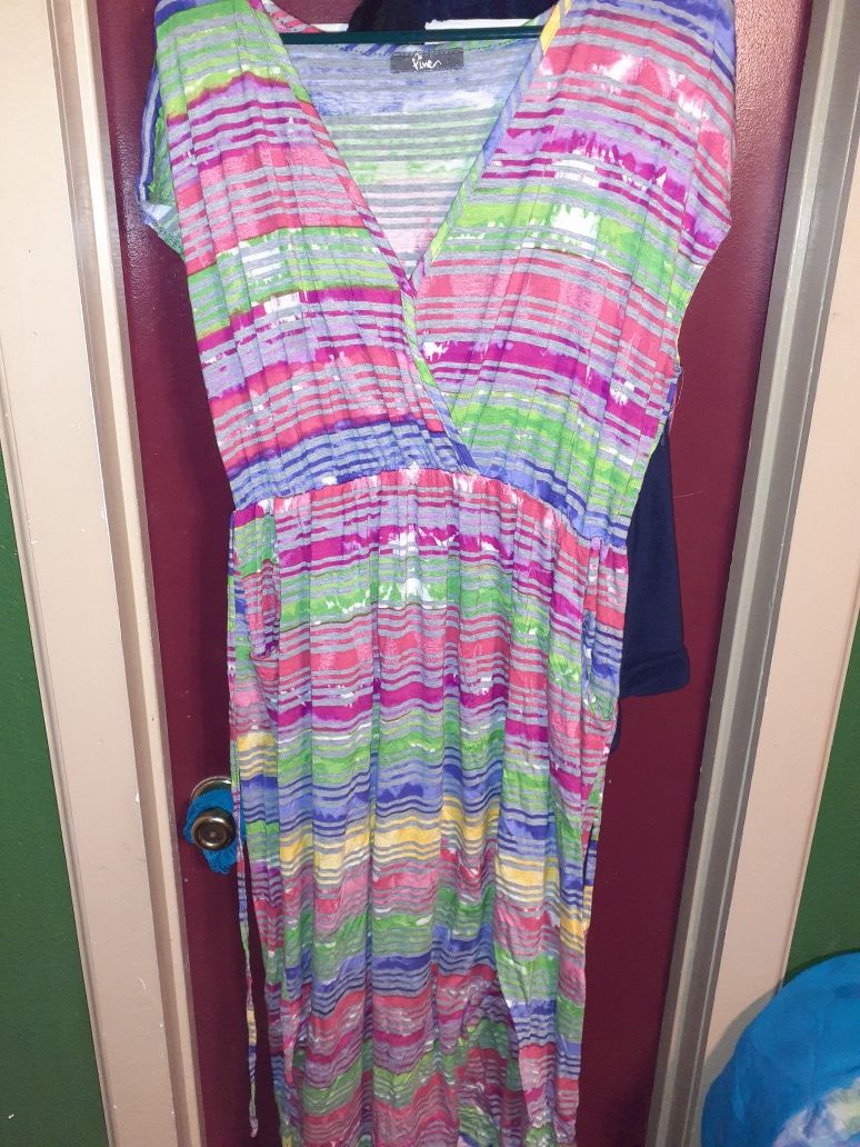 Womans long summer dress size 2x