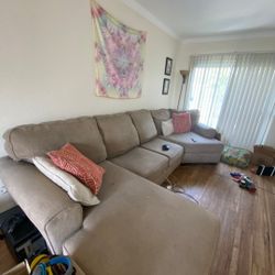 Ashley Grey Snuggler Sectional Couch