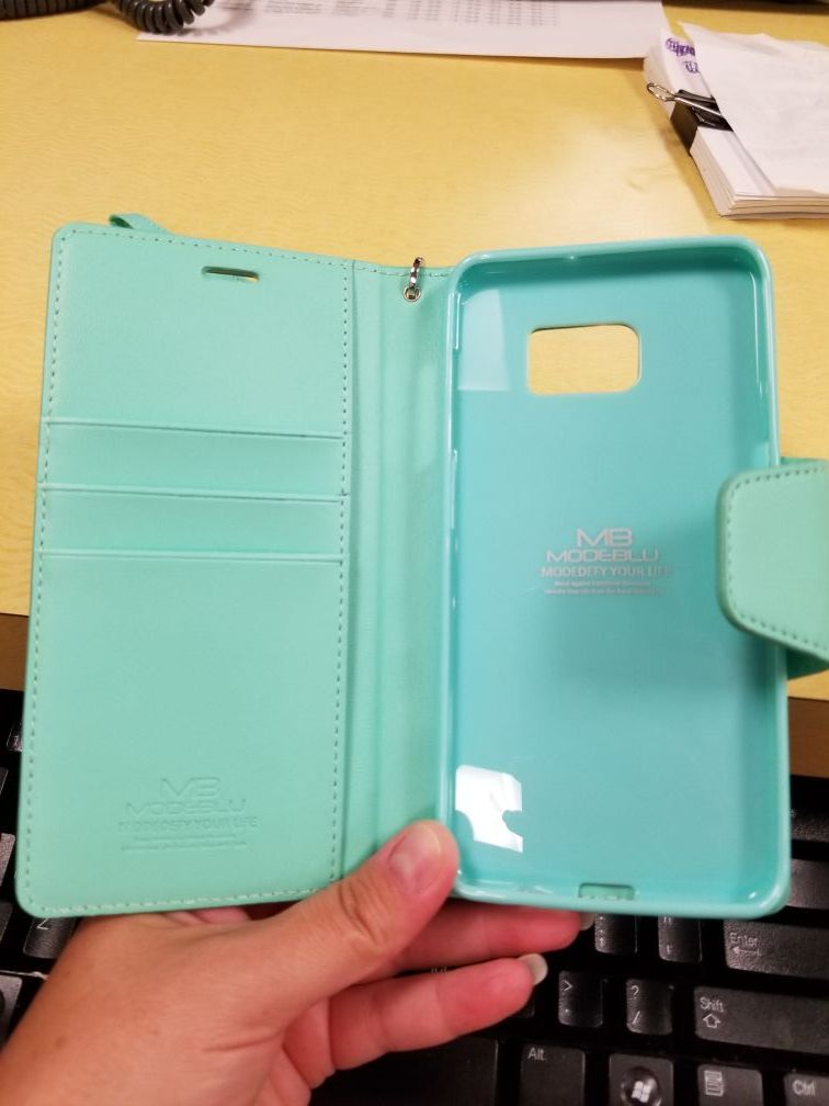 Samsung galaxy s6 phone case with card holder