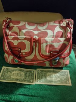 Coach Hand Bag $70
