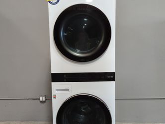 LG Single Unit Front Load  WashTower(TM) with Center Control(TM) 4.5 cu. ft. Washer and 7.4 cu. ft. Electric Dryer (WKE100HWA-D-3465)