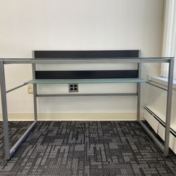 Glass computer Desk 