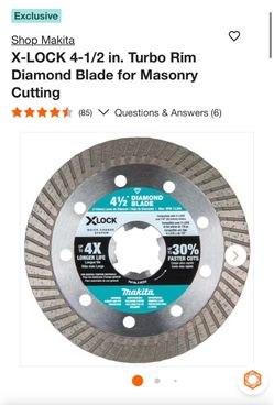 Makita diamond blade
